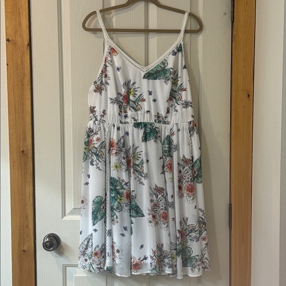 Torrid Floral Smocked Dress - Picture 8 of 11